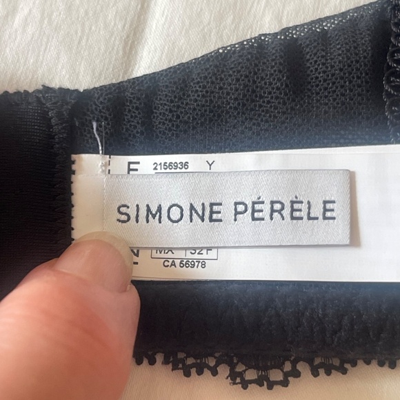 NWOT Simone Perele Confiance Push-Up T-Shirt Bra Black Sz 32F - Picture 6 of 10